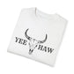 Yeehaw Bull Skull Country Western Tshirt