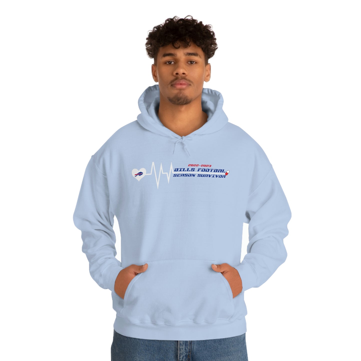 2022-2023 Buffalo Bills Football Season Survivor Bills Mafia Football Hooded Sweatshirt