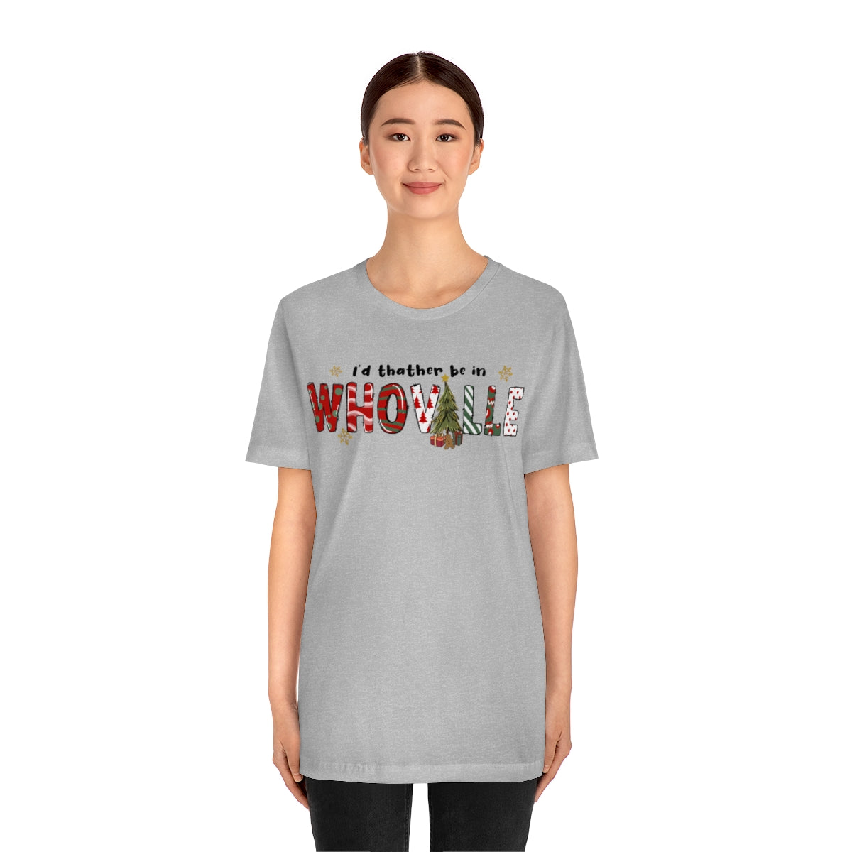 I'd Rather Be In Whoville Cute Christmas Holiday Tshirt