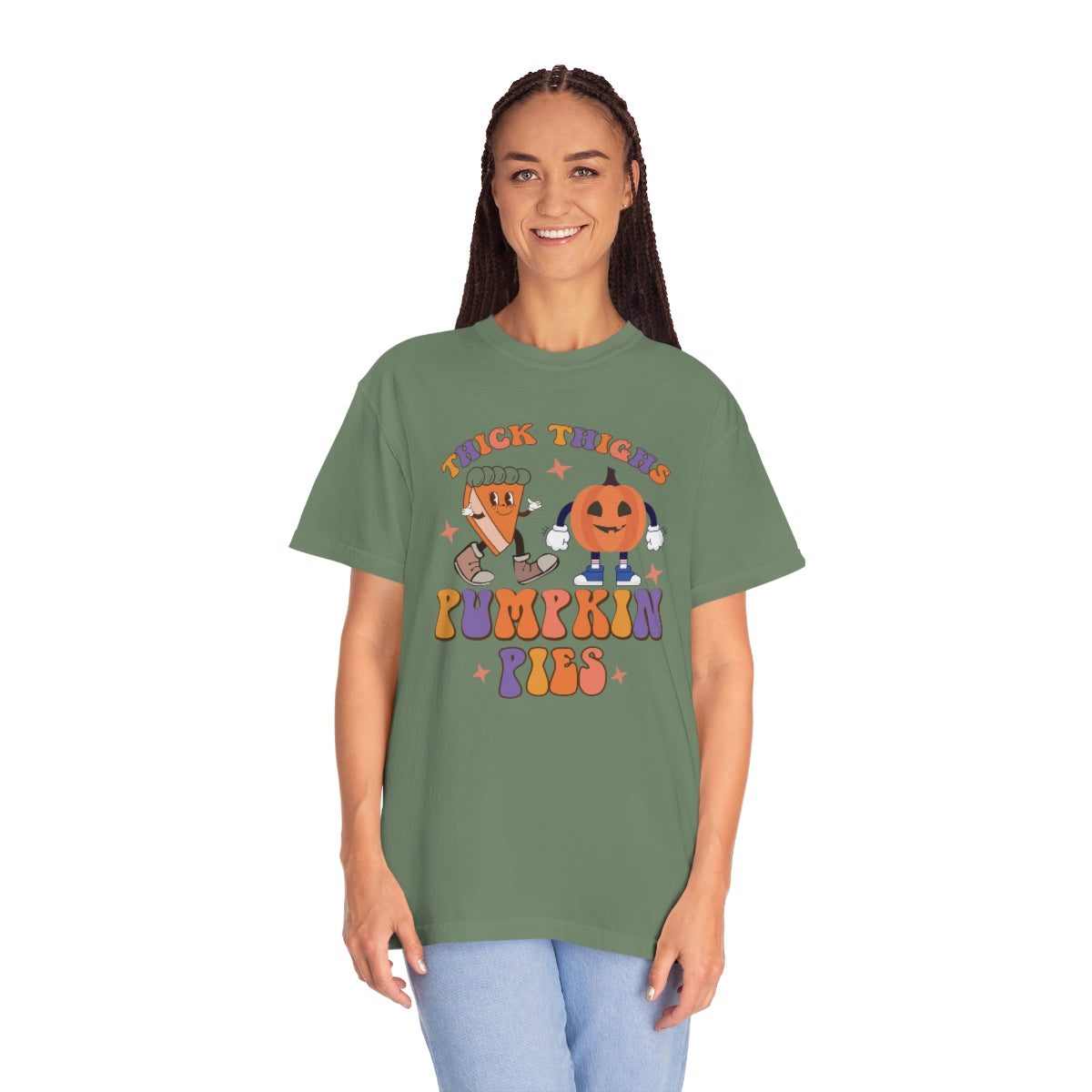 Thick Thighs Pumpkin Pies Thanksgiving TeeShirt