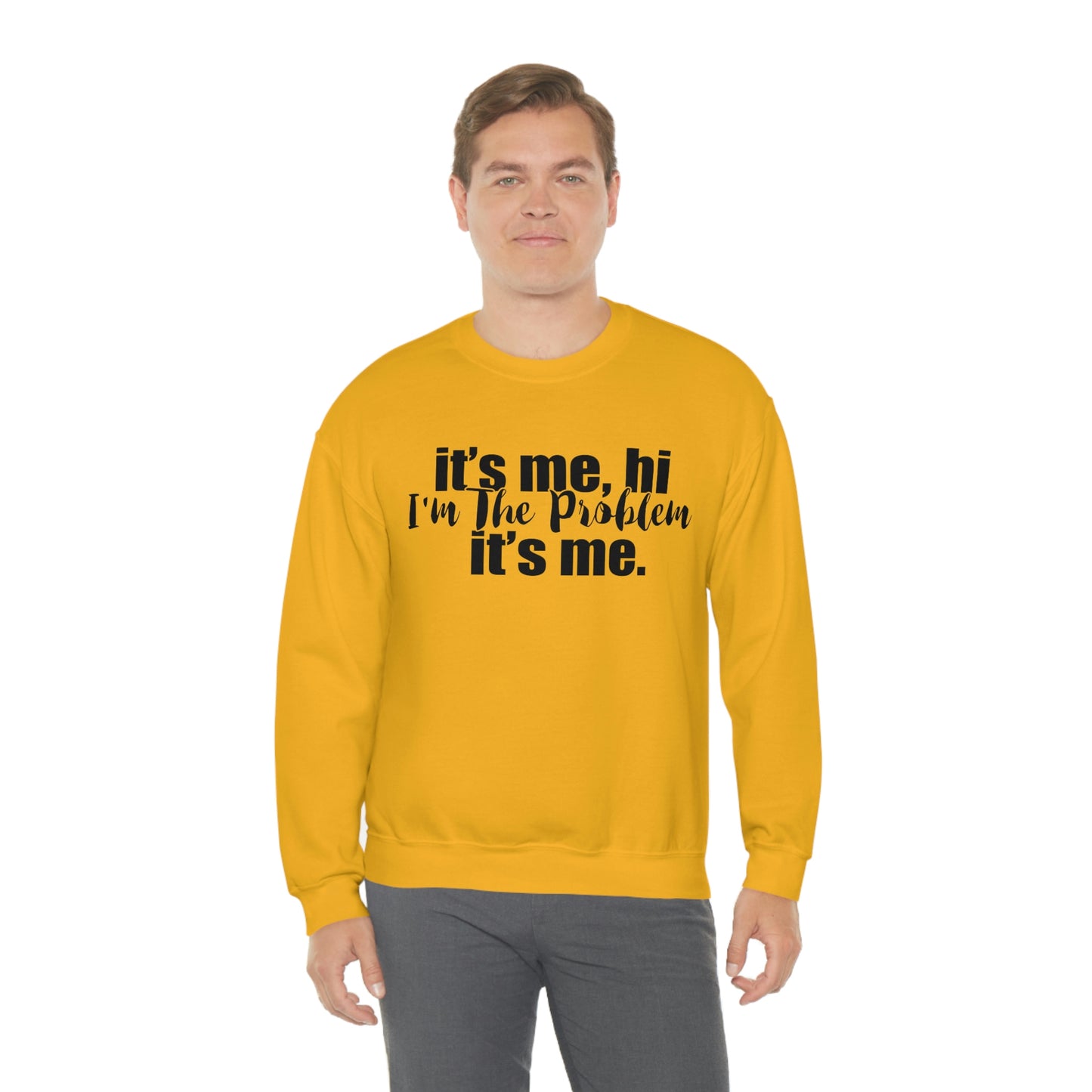 Its Me, Hi, I'm the Problem it's Me, T Swift Taylor Swift Merch Fan Gift Crewneck Sweatshirt