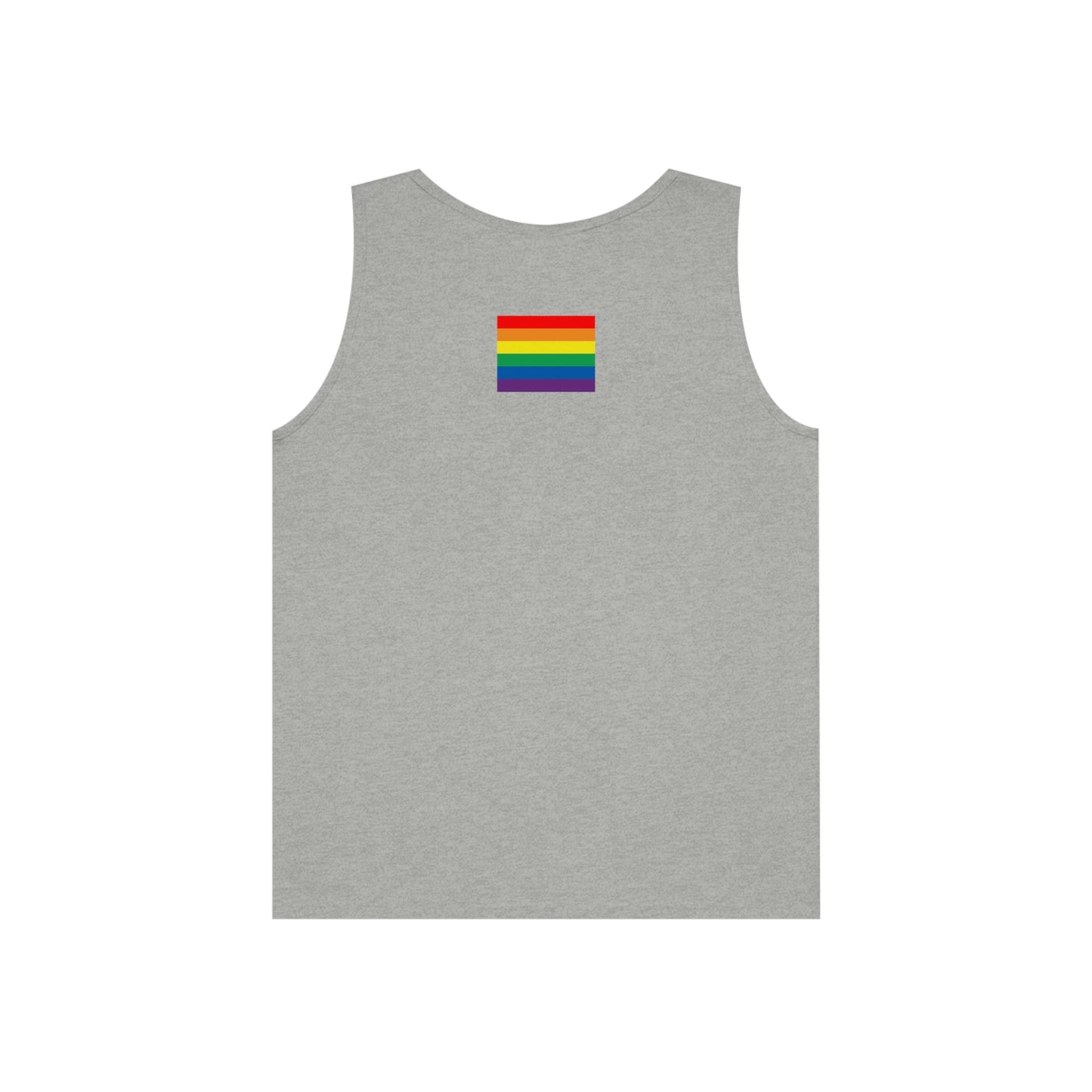 Anita Bryant Sucks Oranges Graffiti Style Font Two Sided Tank Top Gay Pride Flag