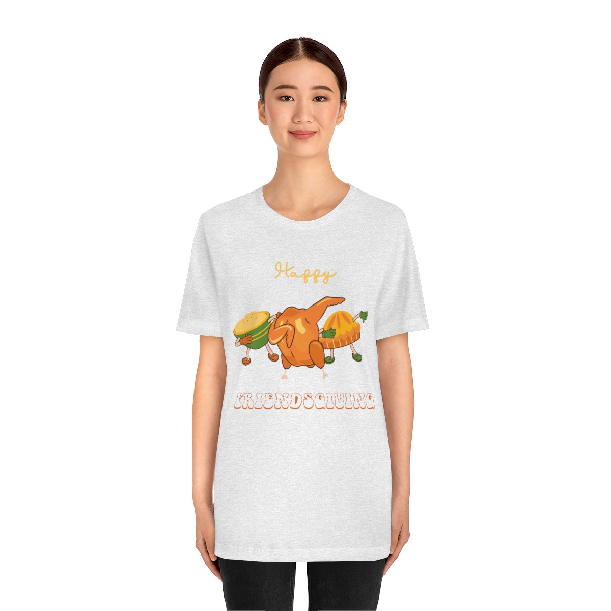 Happy Friendsgiving Thanksgiving Dinner Themed Tshirt