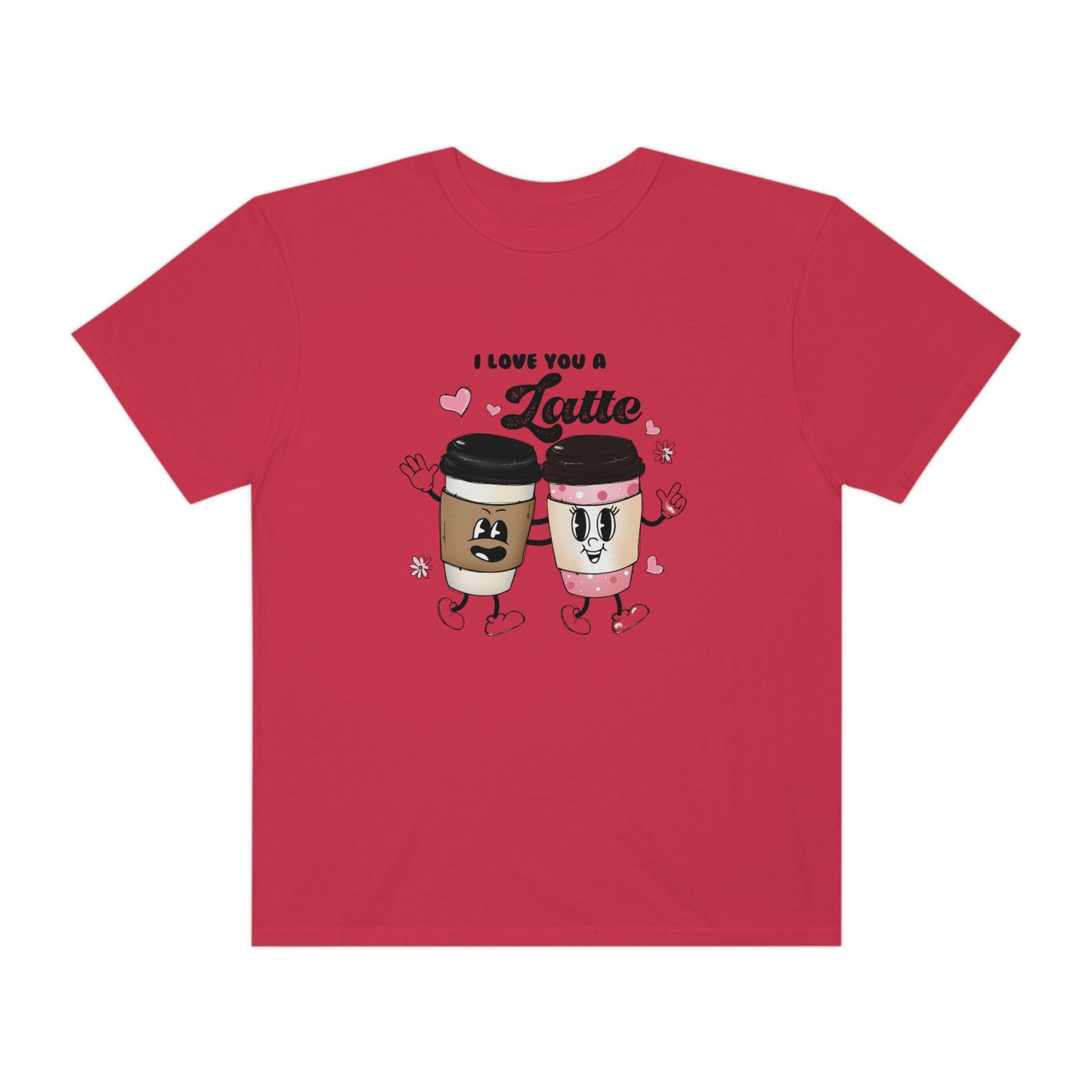 I Love You a Latte Premium Valentines Day Tshirt