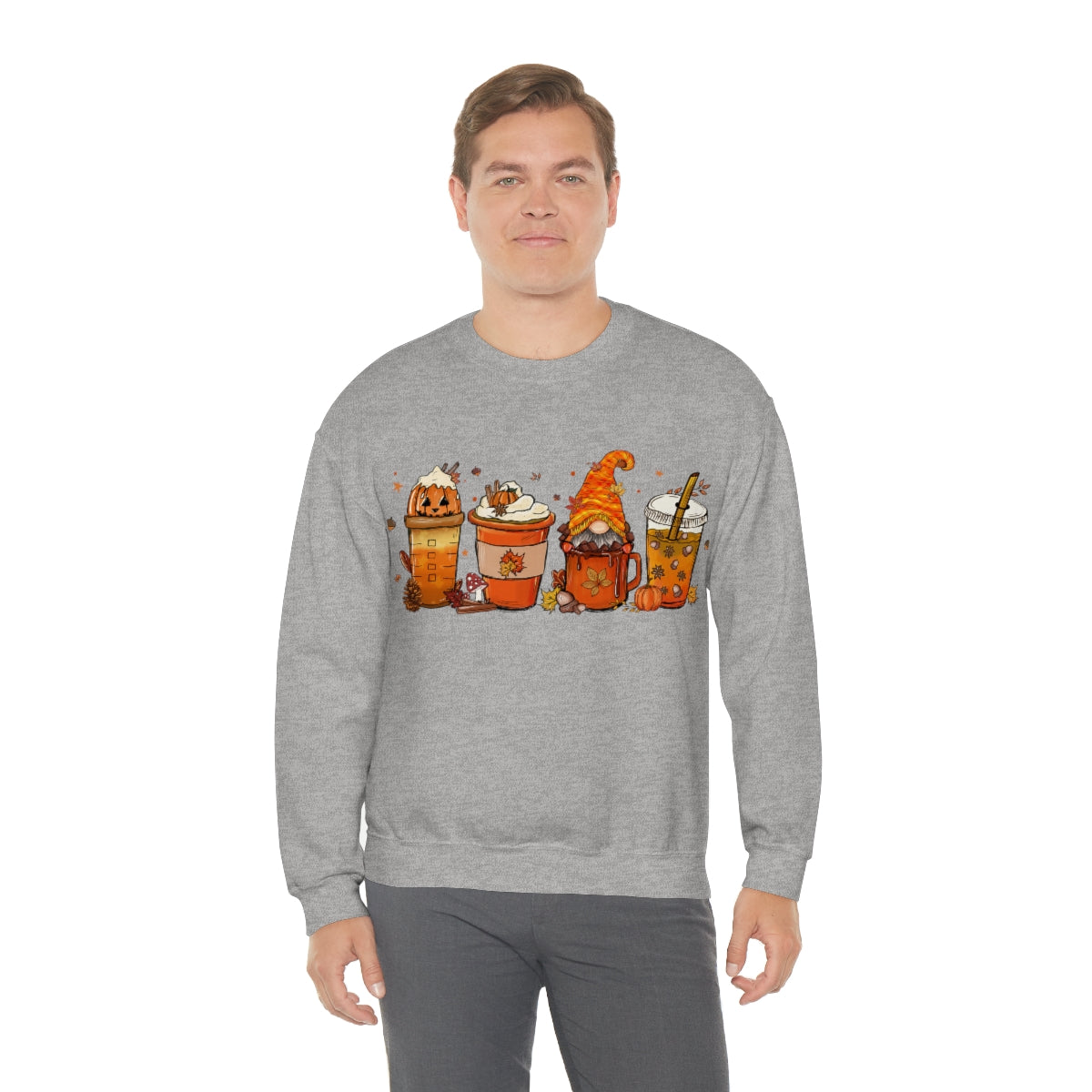 Pumpkin Spice, Coffee Sweatshirt, Fall Coffee Shirt on Unisex Heavy Blend™ Crewneck Sweatshirt