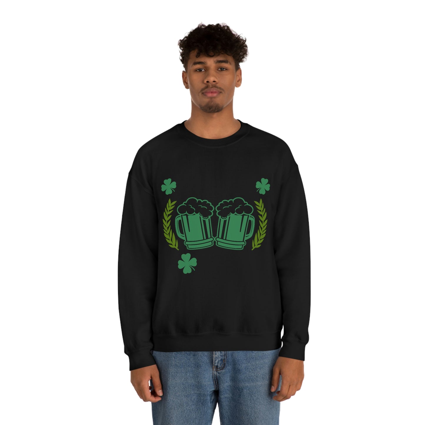 Cheers Fuckers Funny St. Patrick's Day Crewneck Sweatshirt