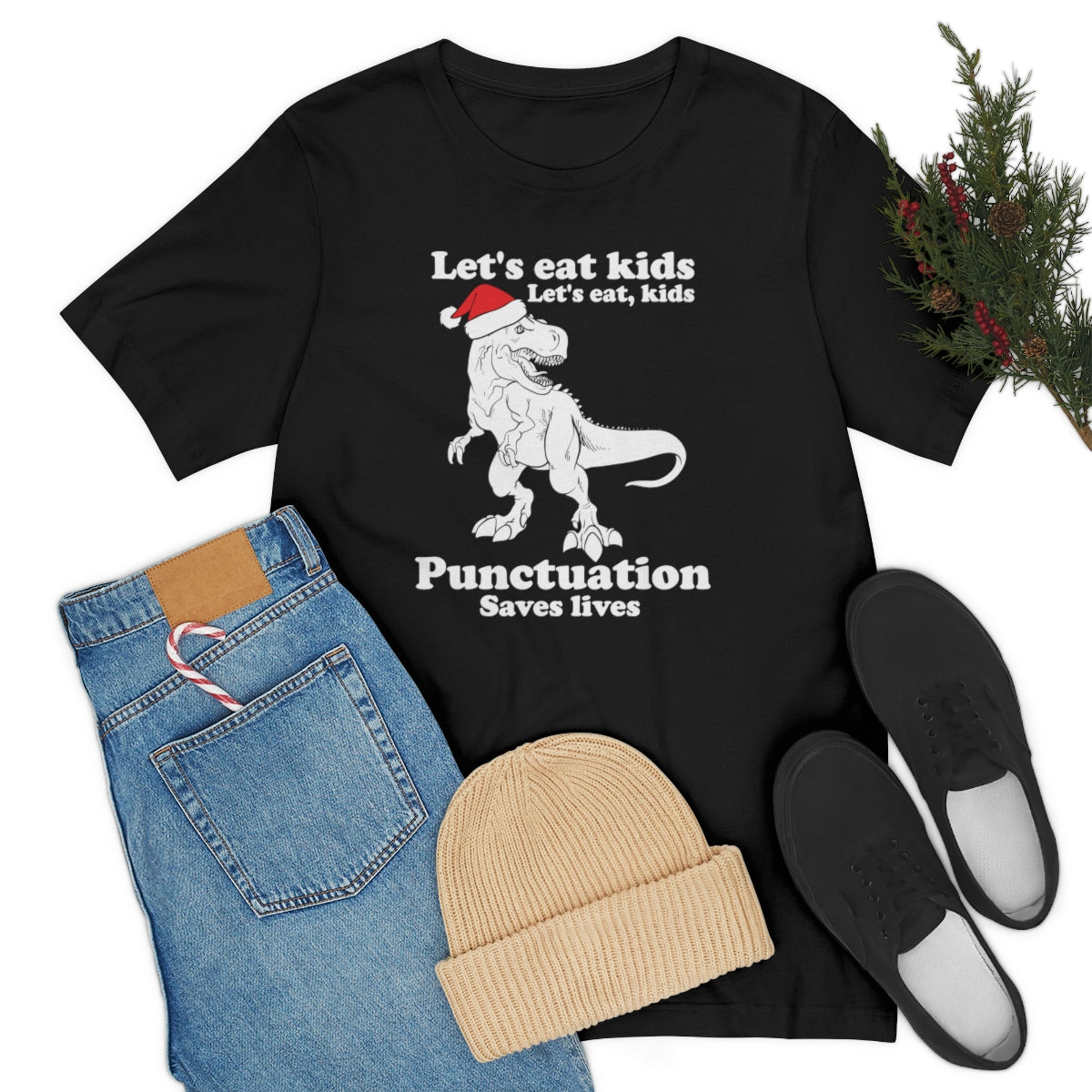 Copy of Christmas Wine Glasses Holiday Tshirt