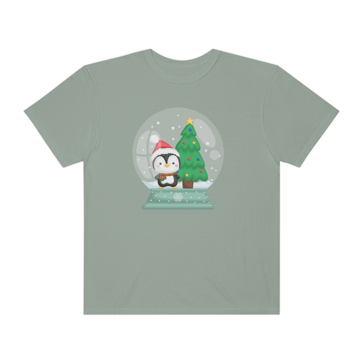 Cute Penguin Snowglobe Christmas Tshirt