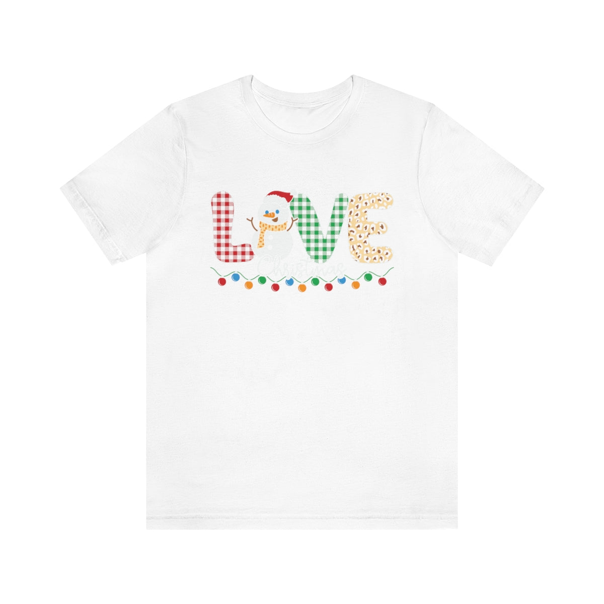 Cute Love Christmas Snowman Tshirt