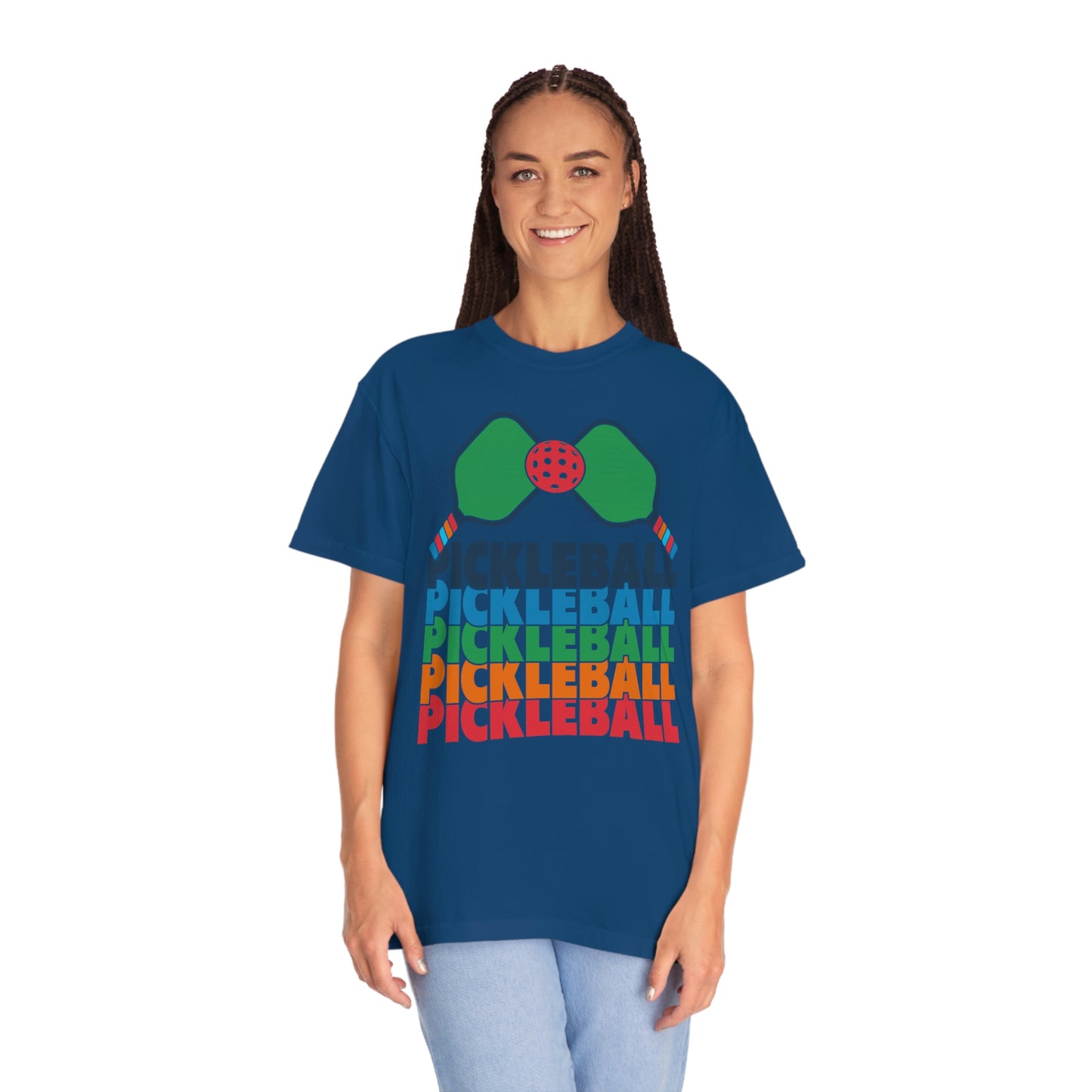 Pickleball Rackets Vintage Retro Design Tshirt