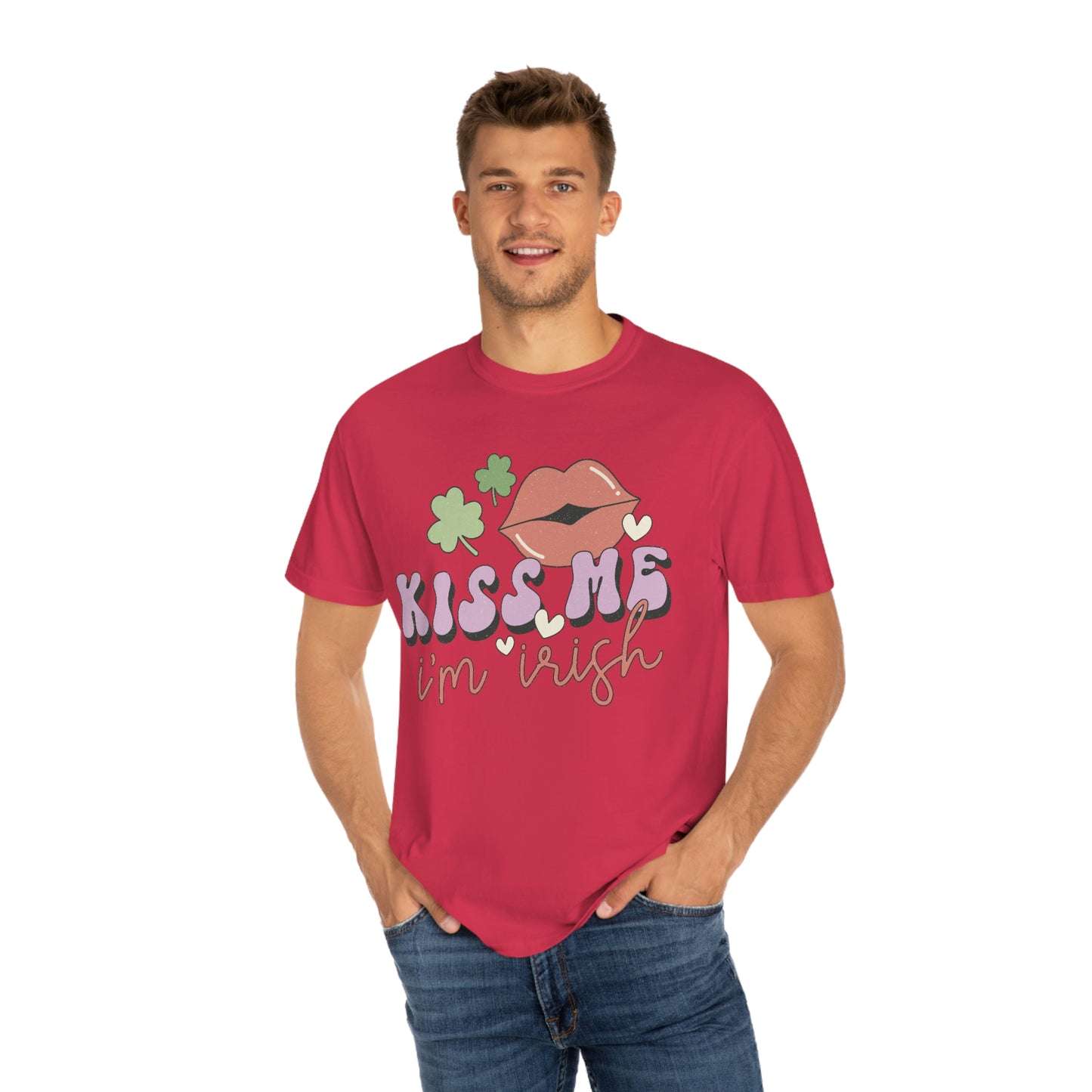 Retro Kiss Me I'm Irish  St. Patrick's Day Tshirt