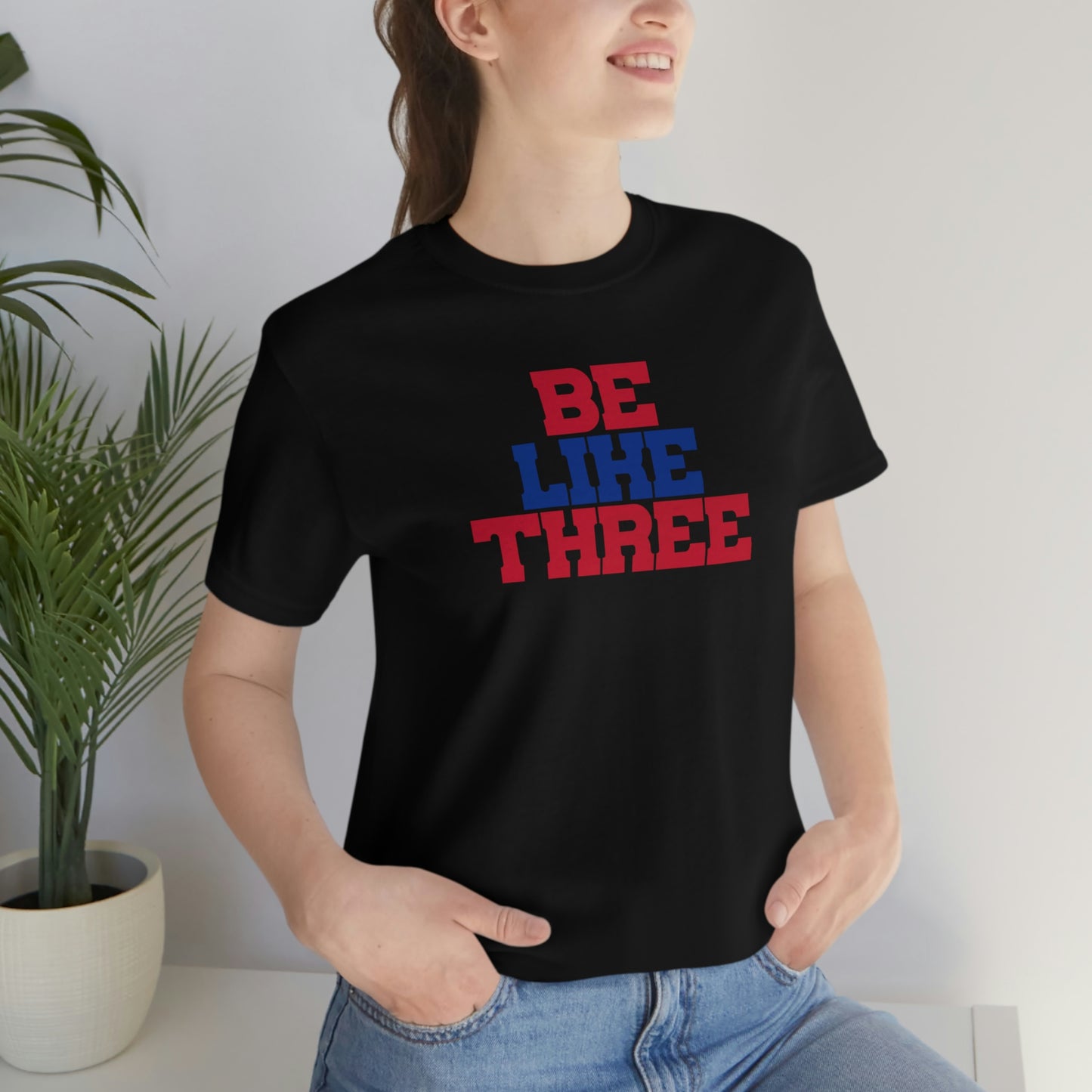 Be Like Three Hamlin Strong Solid #3 Red Buffalo Bills Tshirt