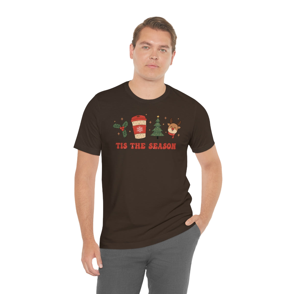 Tis the Season Coffee Themed Christmas Tshirt