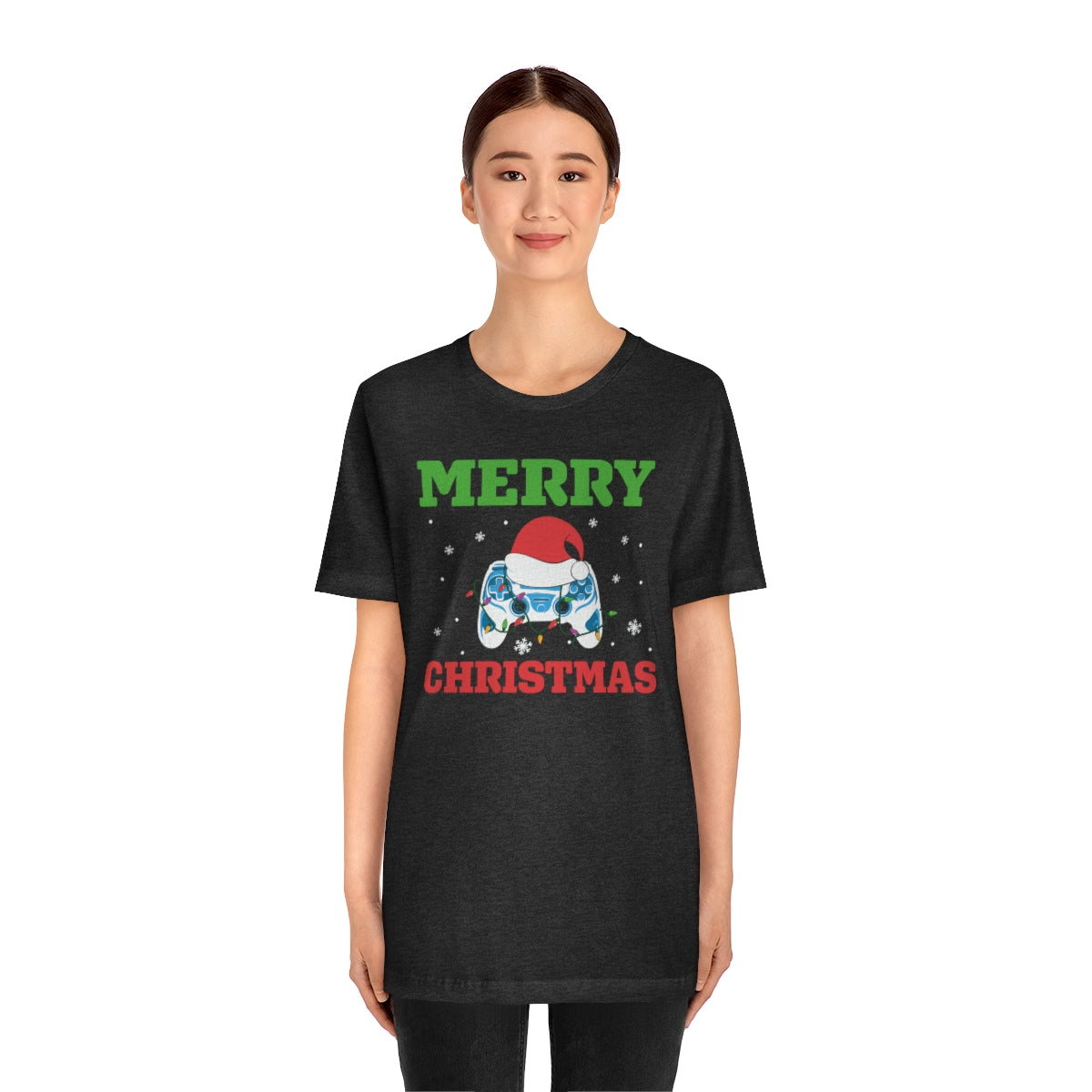 Video Game Controller Merry Christmas Holiday Tshirt