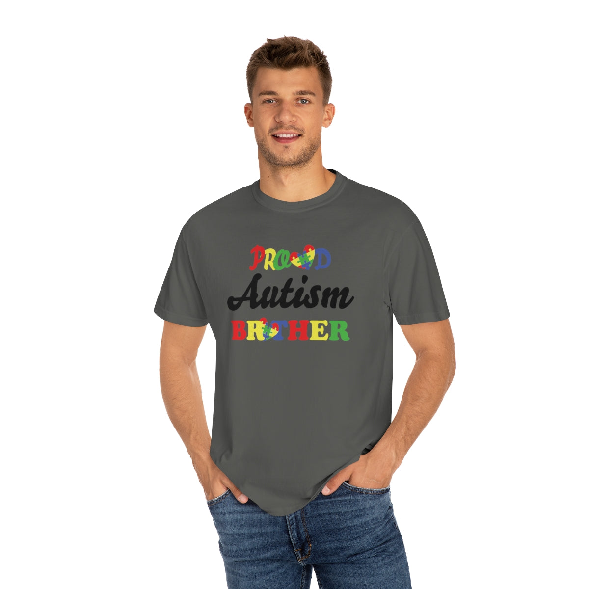 Proud Autism Brother Autism Awareness Tshirt