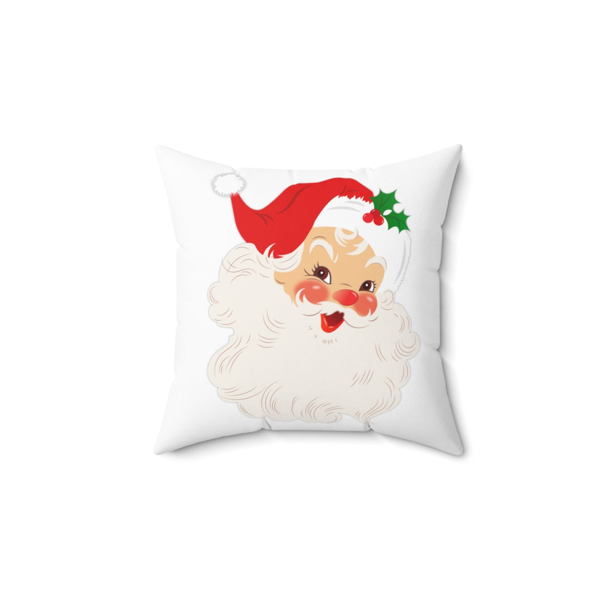 Vintage Santa Claus Christmas Pillow