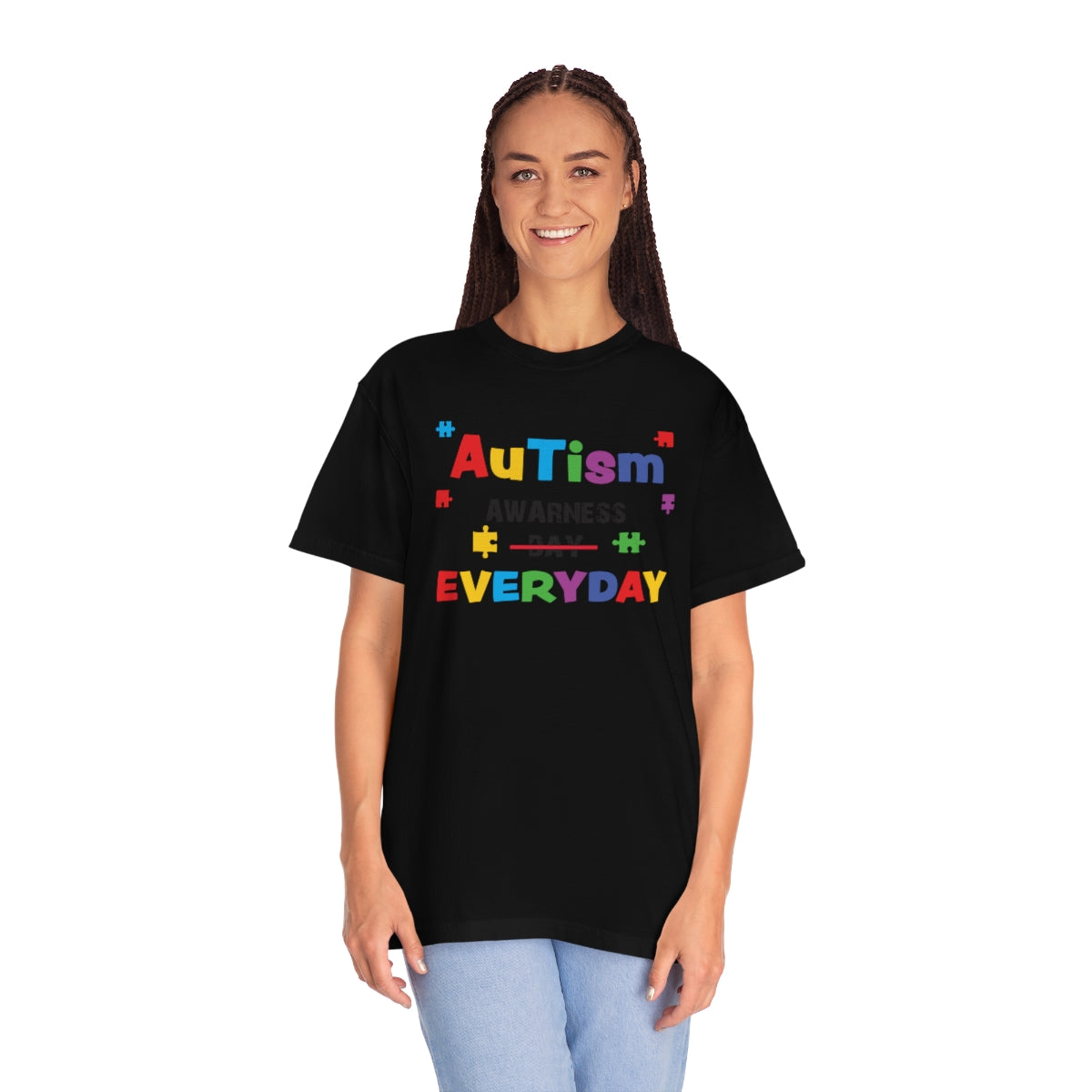 Autism Awareness Everyday Puzzle Piece Tshirt