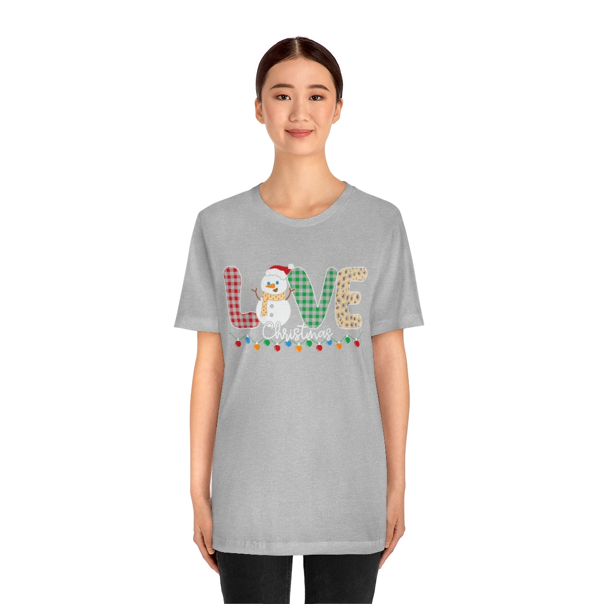 Cute Love Christmas Snowman Tshirt