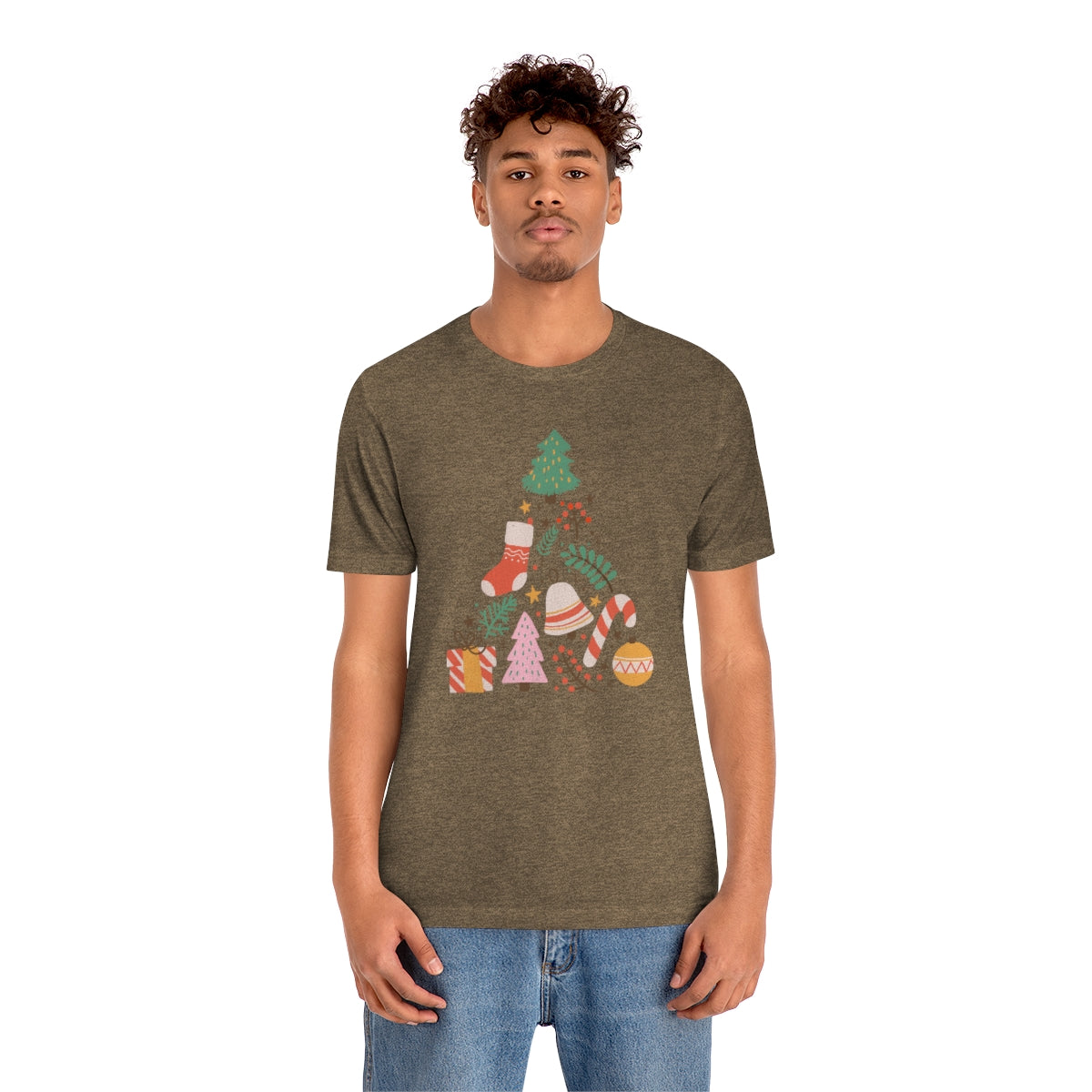 Deck the Halls Beautiful Christmas Tree Tshirt