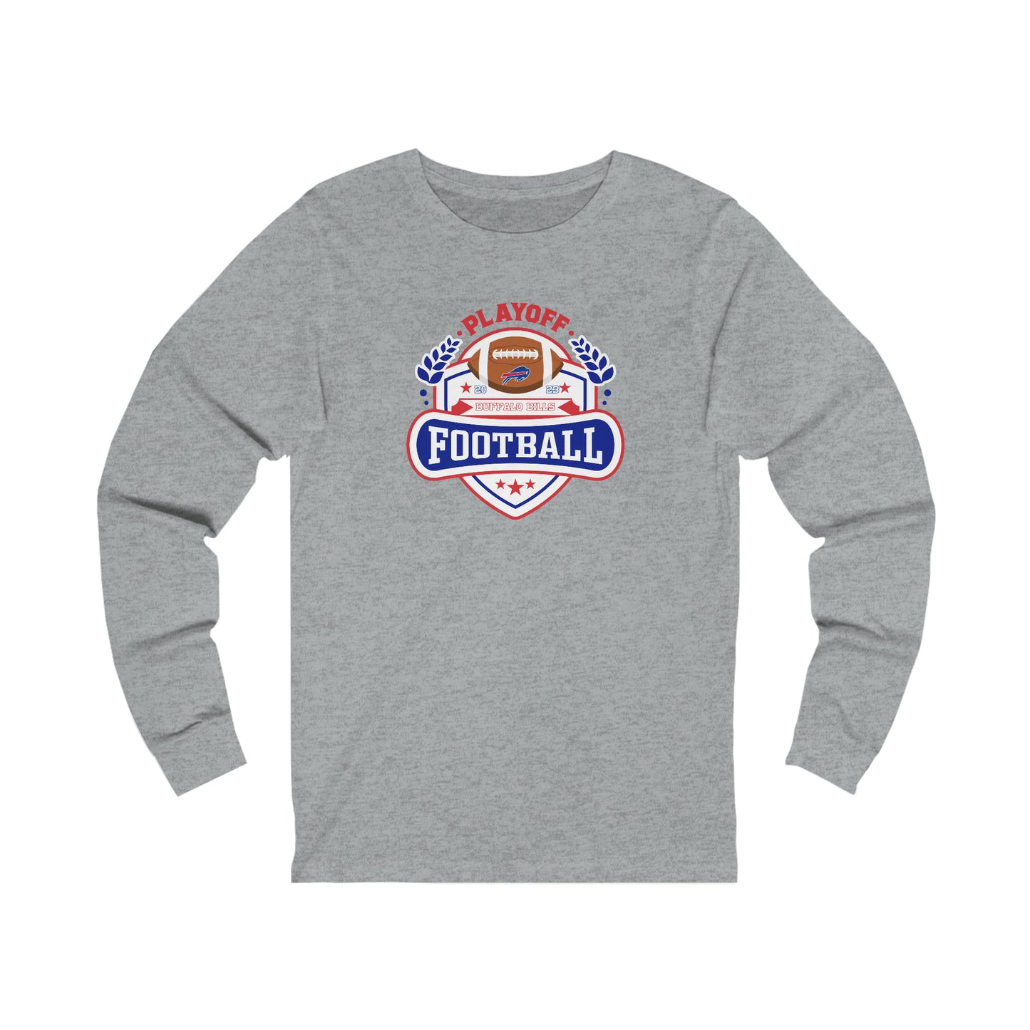 2023 Playoff Football Buffalo Bills Logo Unisex Jersey Long Sleeve Tee