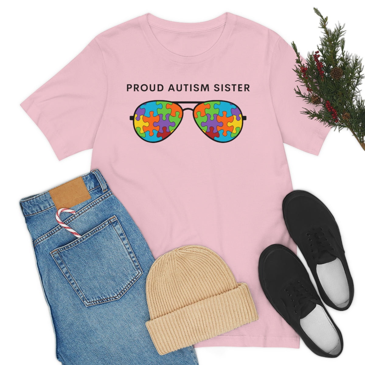 Proud Autism Sister Tshirt