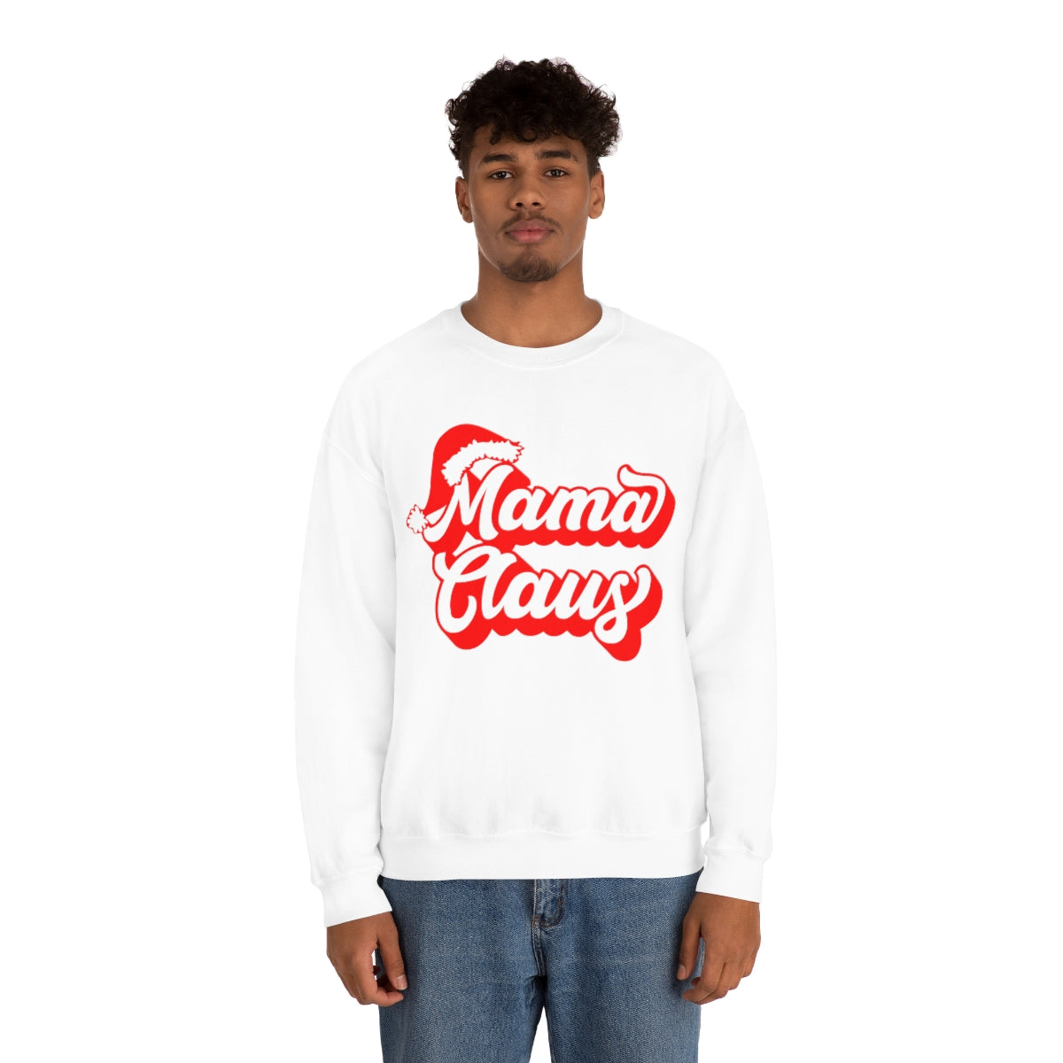 Mama Claus Retro Christmas Sweatshirt