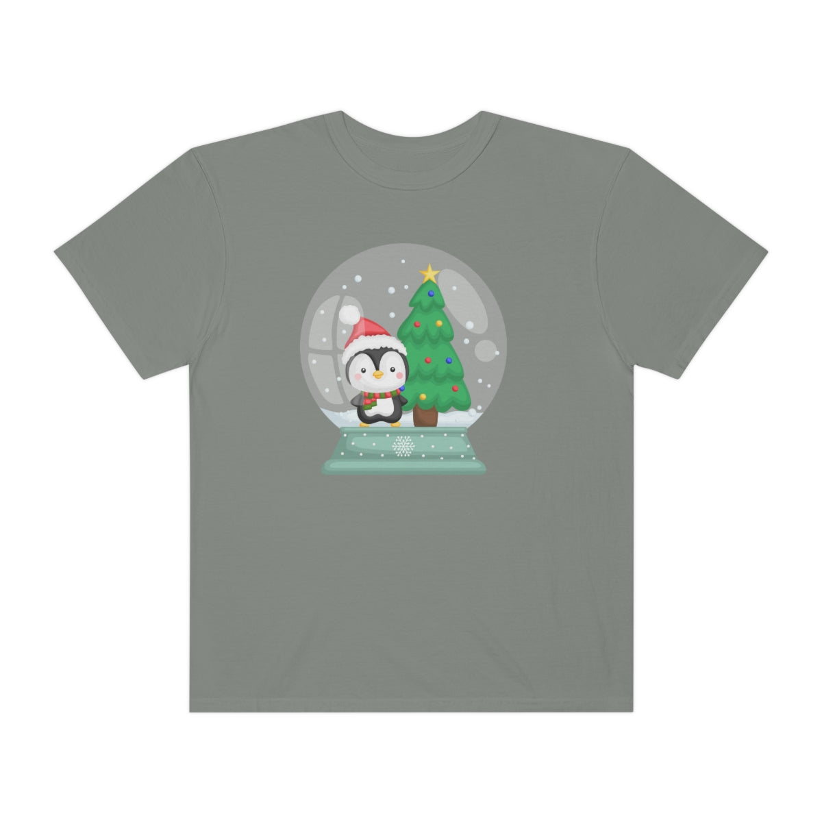 Cute Penguin Snowglobe Christmas Tshirt