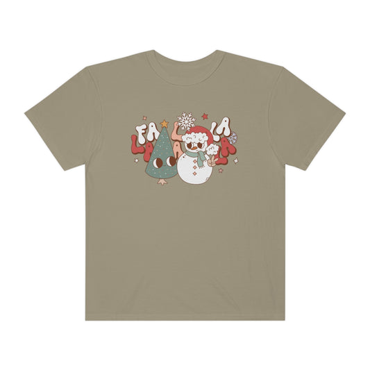 Fa La La La La Groovy Christmas Retro Style TeeShirt