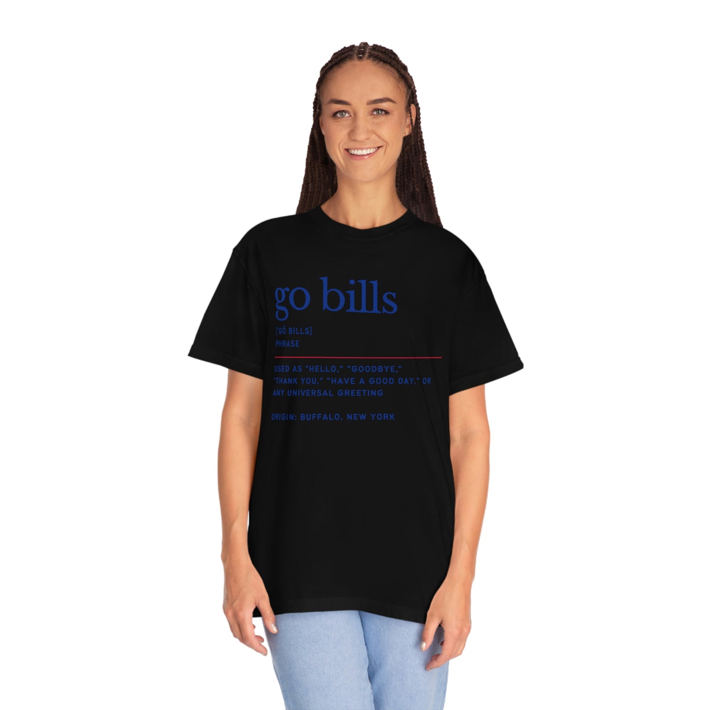 Go Bills Phonetic Spelling Definition Buffalo Bills Football Tshirt