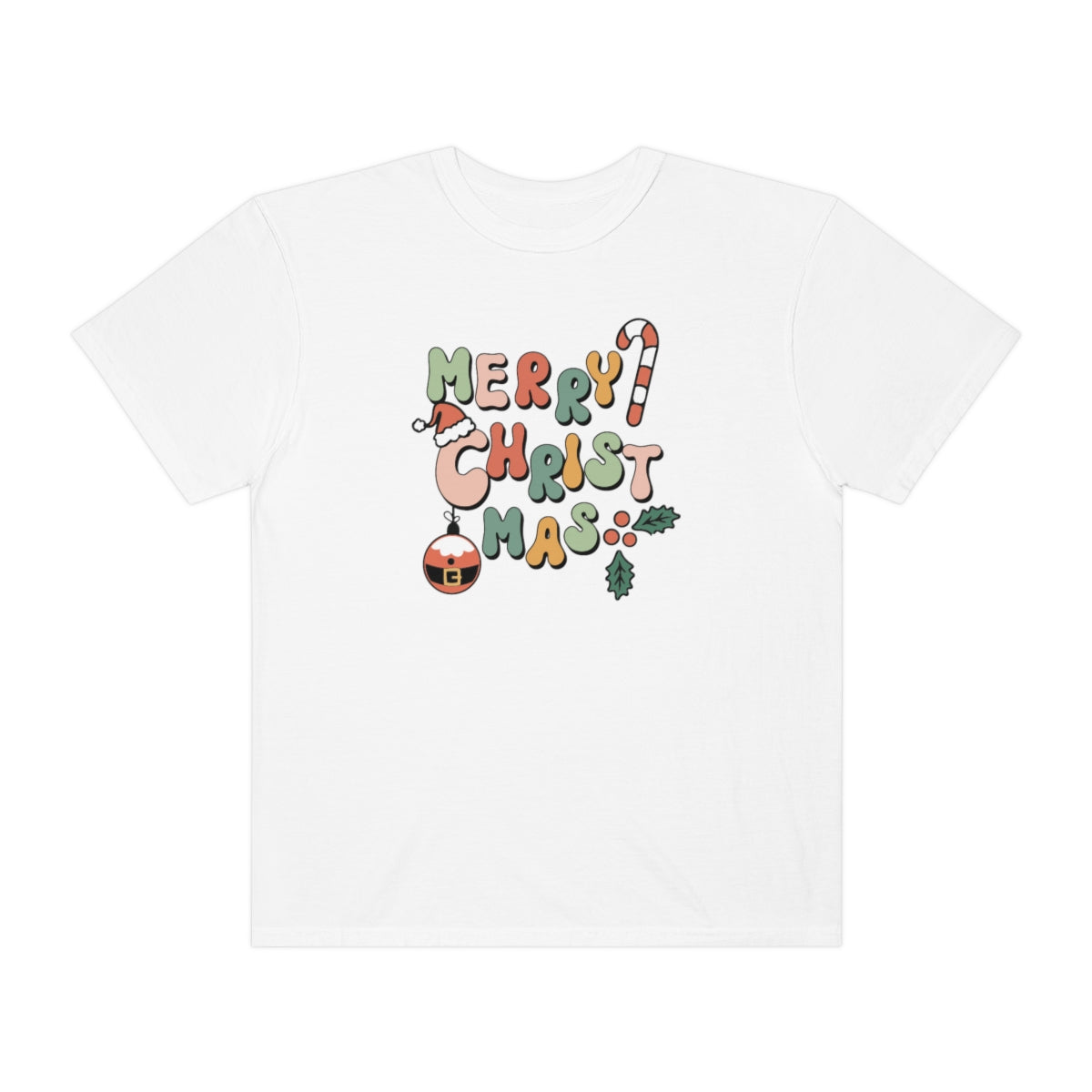 Retro Style Merry Christmas Tshirt