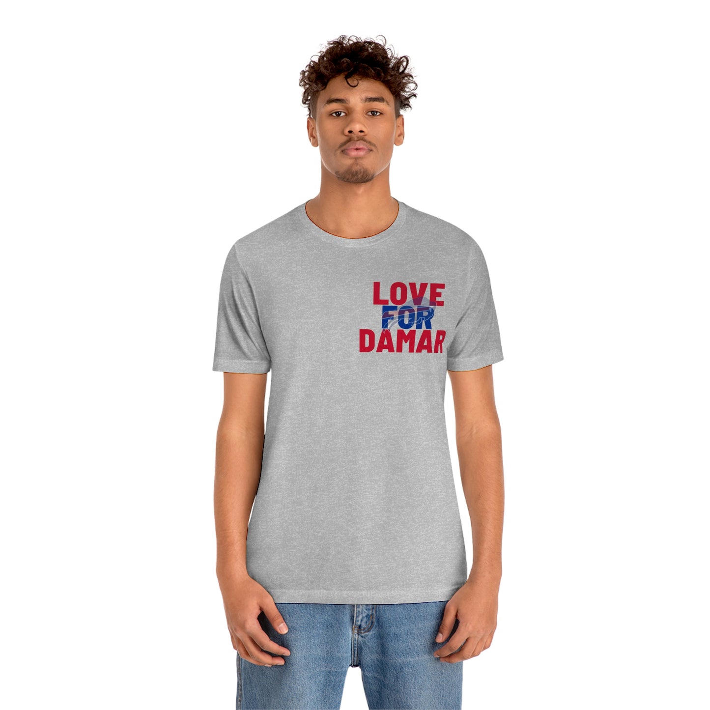 Love for Damar Hamlin Buffalo Bills Hamlin Strong Love for #3 Unisex Jersey Short Sleeve Tee