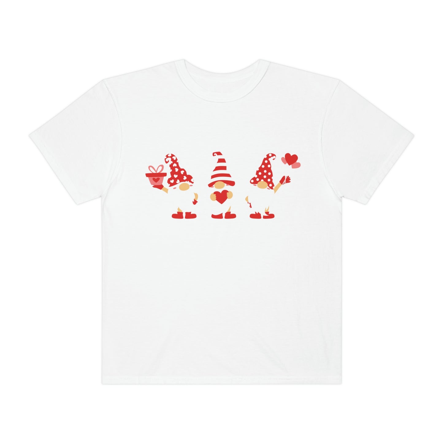 Cute Three Love Gnomes Valentines Day Tshirt