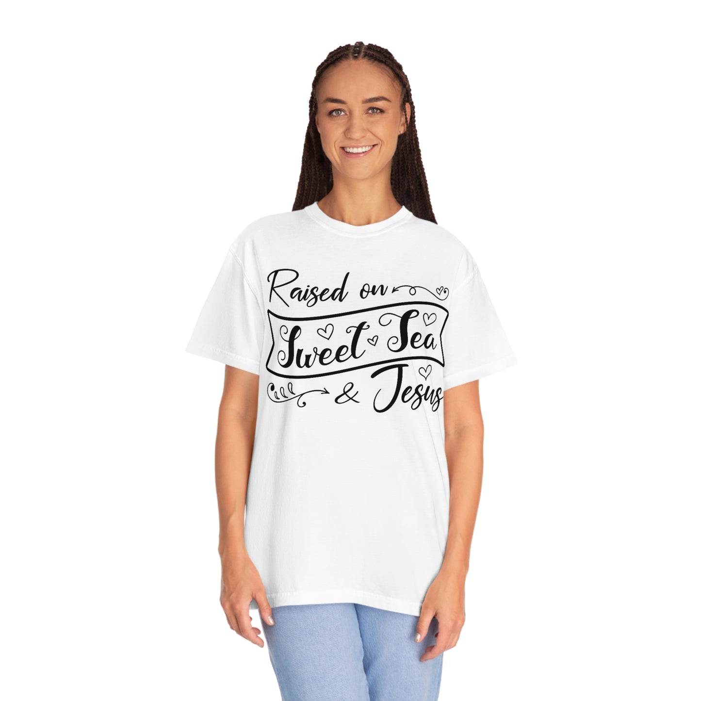 Southern Girl Raised on Sweet Tea & Jesus Tshirt