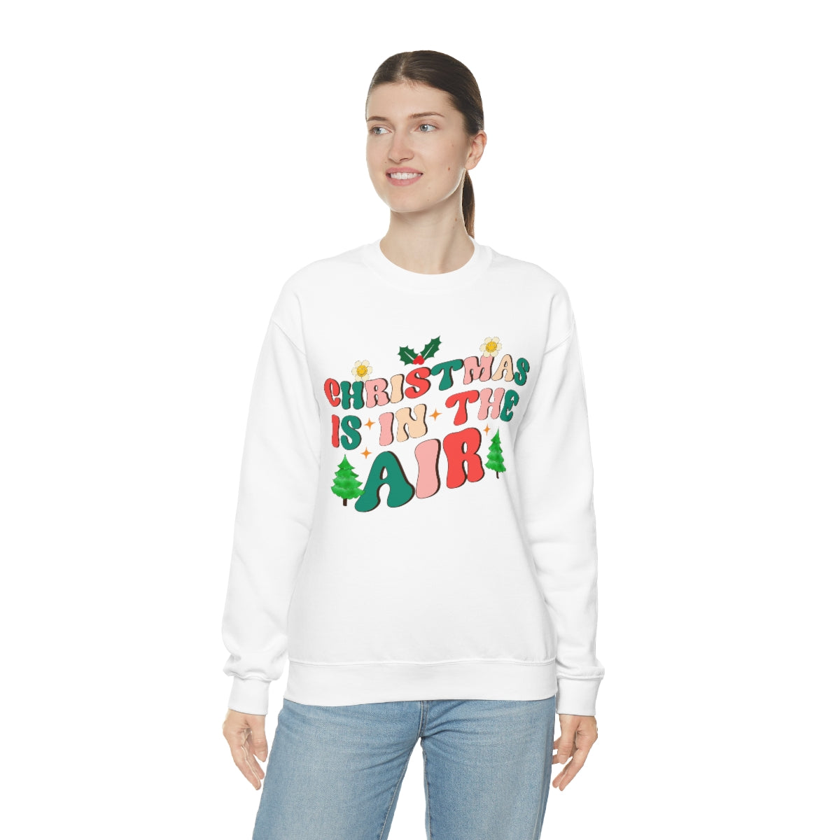 Retro Christmas is in the Air Holiday Sweatshirt