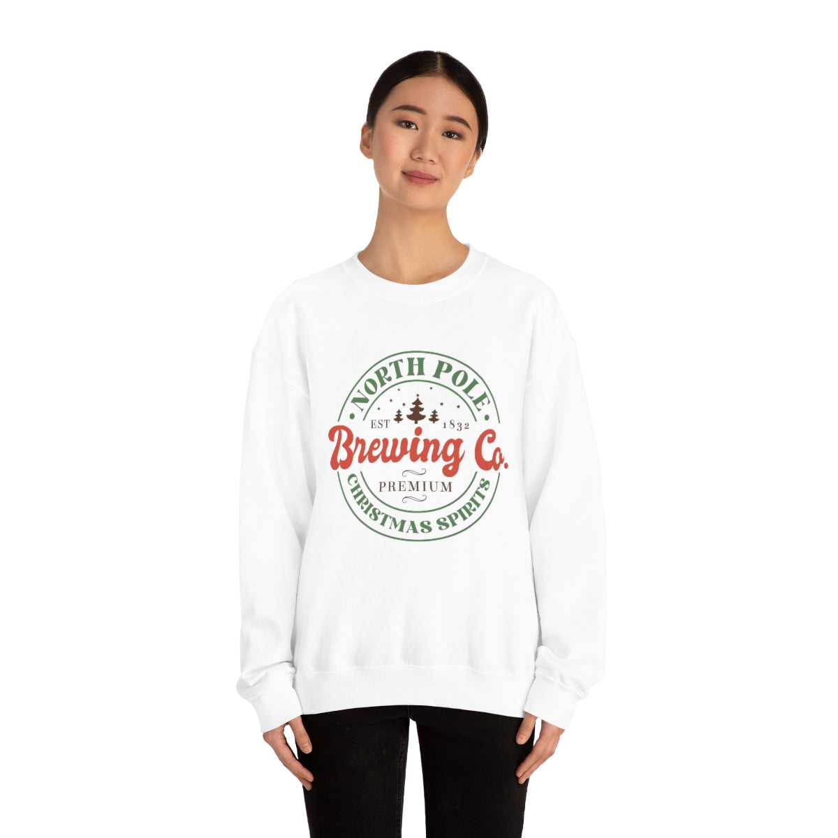 North Pole Brewing Company Christmas Spirits Retro Sweatshirt