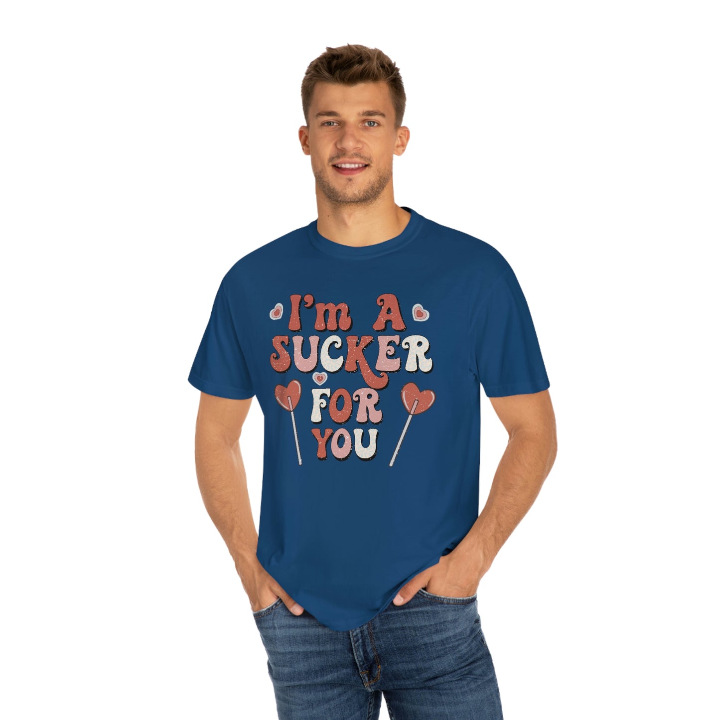 Sucker For You Shirt, Lollipop Shirt , Valentine's Day Shirt, Everyday Shirt, Shirt for Her, Cute Valentines Shirt, Heart Lollipop Tee