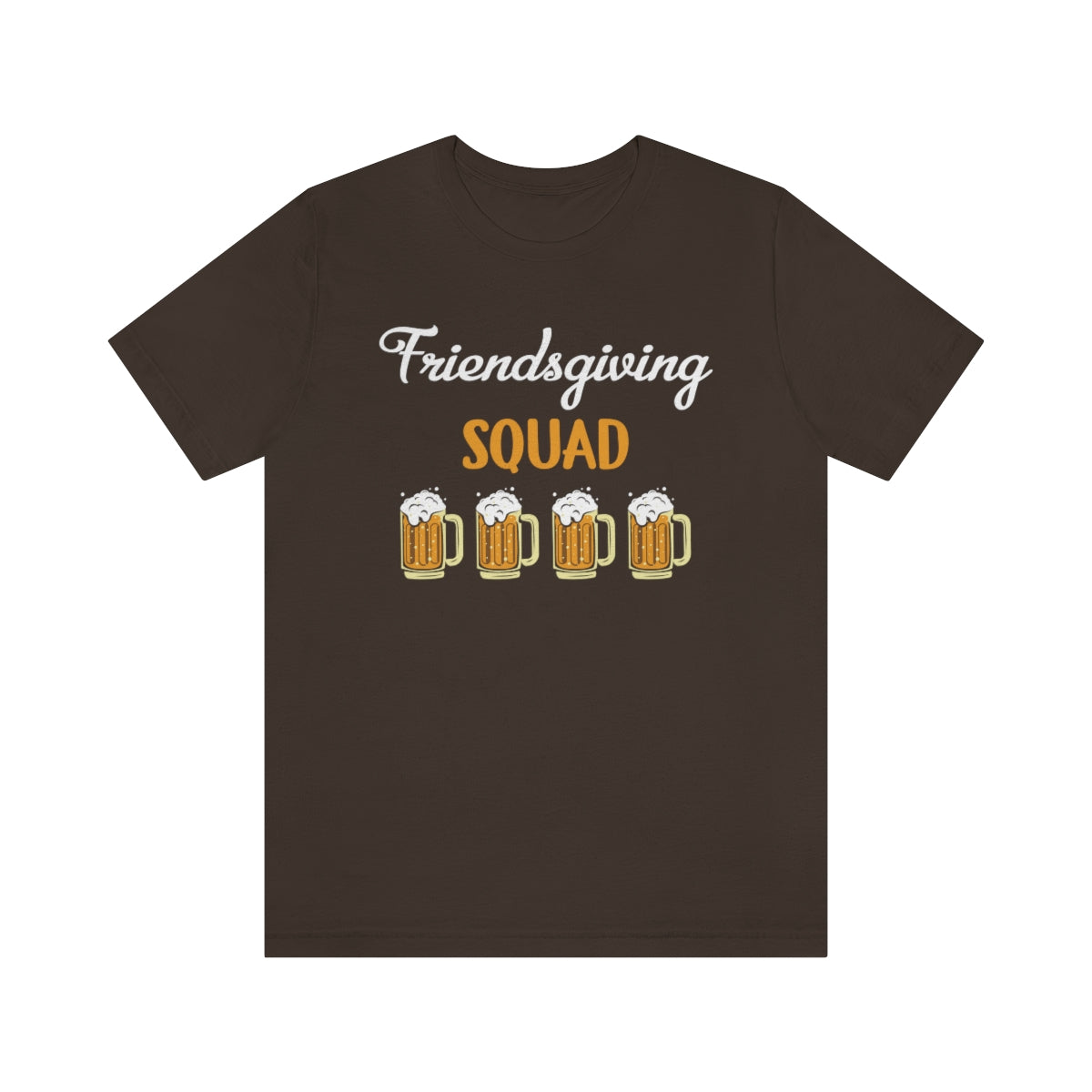 Friendsgiving Squad Beer Themed Thanksgiving Tshirt