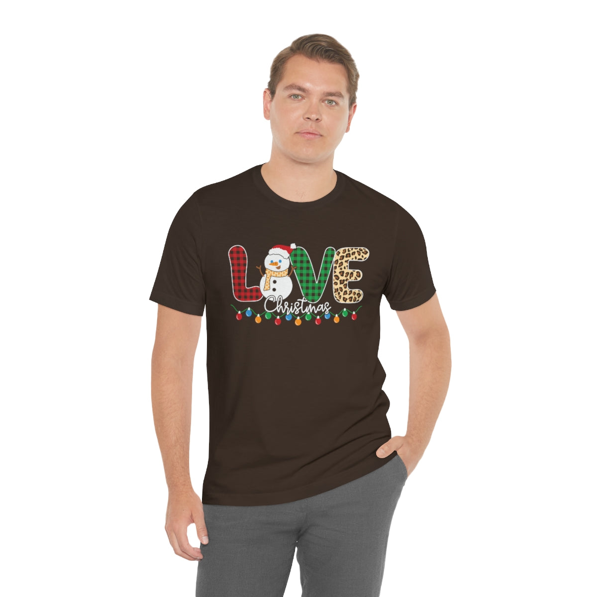 Cute Love Christmas Snowman Tshirt