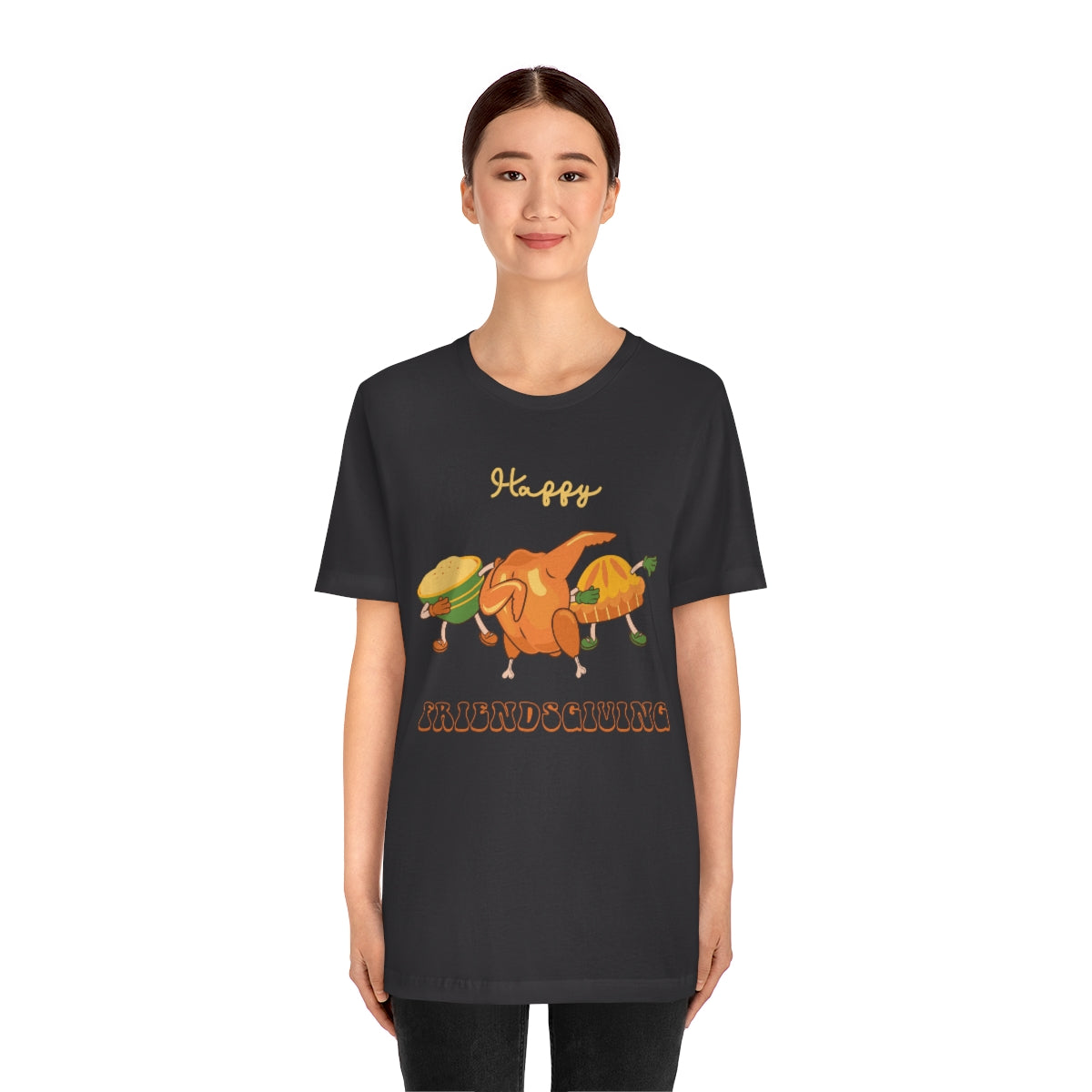 Happy Friendsgiving Thanksgiving Dinner Themed Tshirt