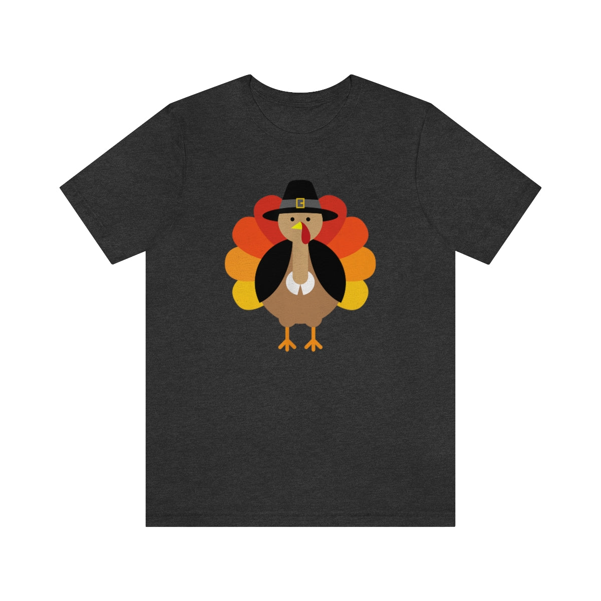 Bold Turkey Thanksgiving Tshirt Design | Thanksgiving TShirt | Thanksgiving T-Shirt | Thanksgiving Teeshirt Design on Unisex Jersey Short Sleeve Tee