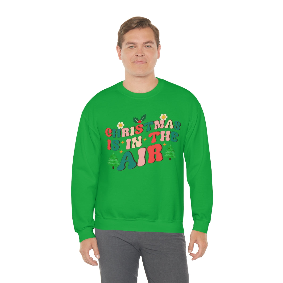 Retro Christmas is in the Air Holiday Sweatshirt