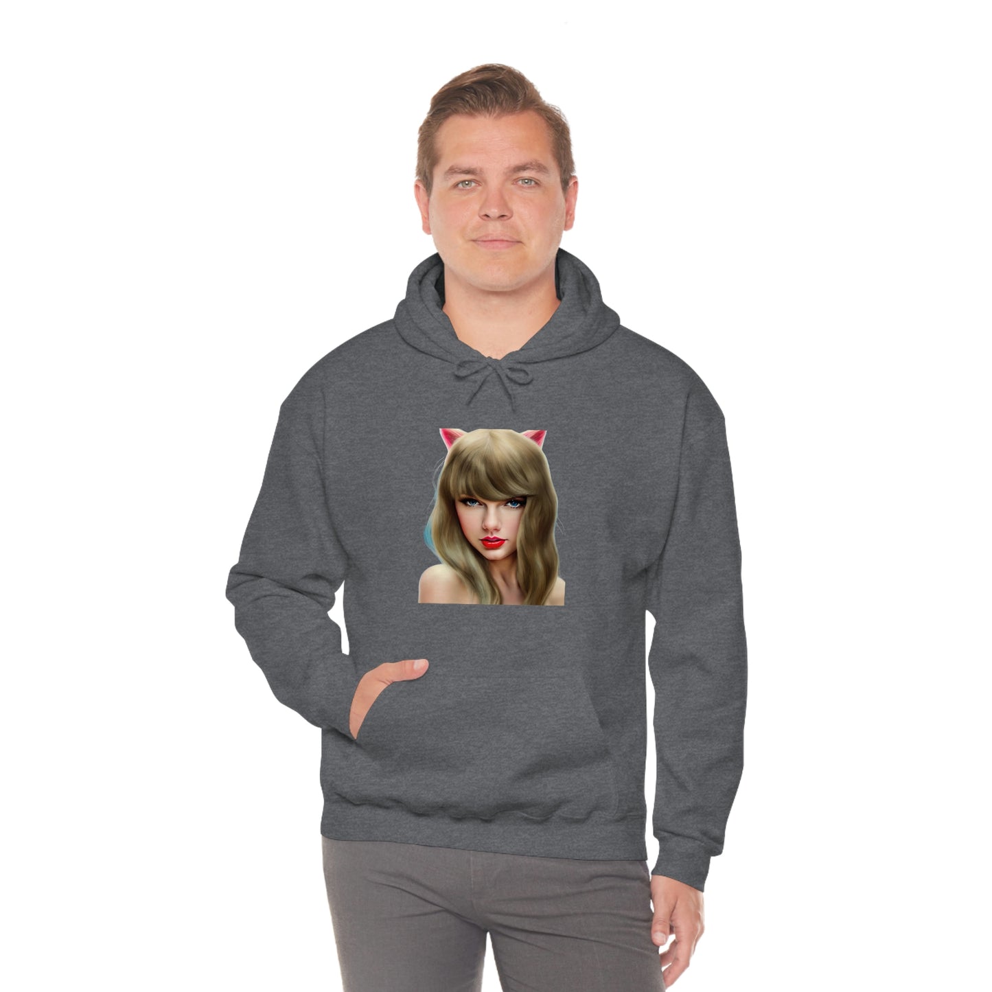 Taylor Swift Cat Ears T Swift Taylor Swift Merch Fan Swifty Gift Hooded Sweatshirt