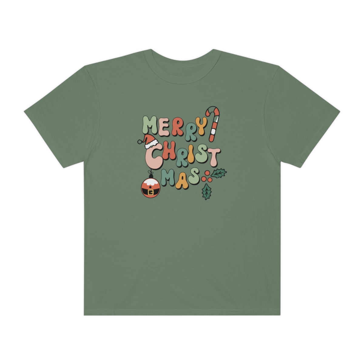 Retro Style Merry Christmas Tshirt