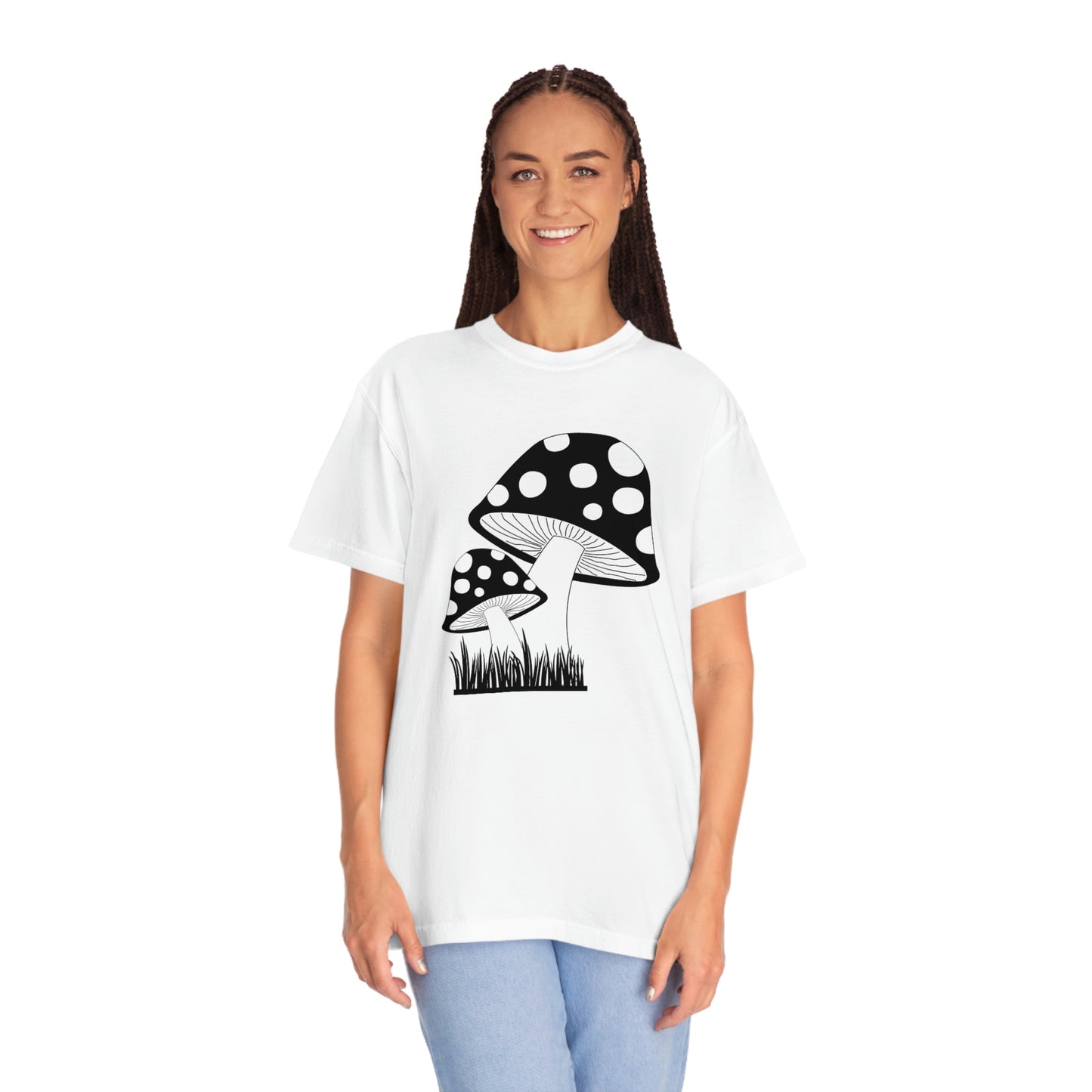 2 Magic mushrooms organic vegan Tshirt