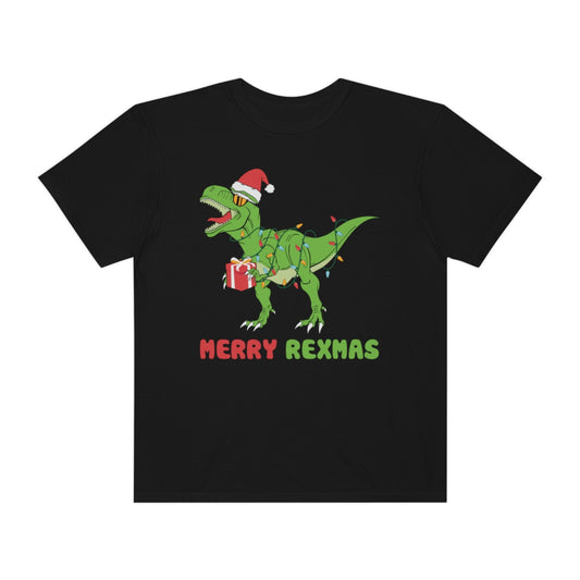 Merry ReXmas T-Rex Dinosaur Christmas TeeShirt