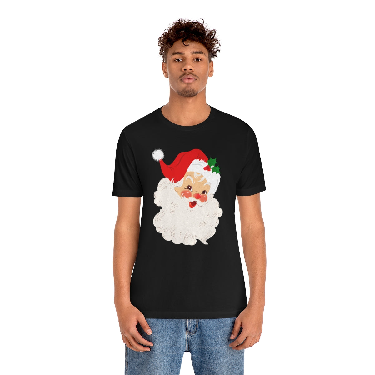 Vintage Santa Claus Saint Nick Retro Christmas Tshirt