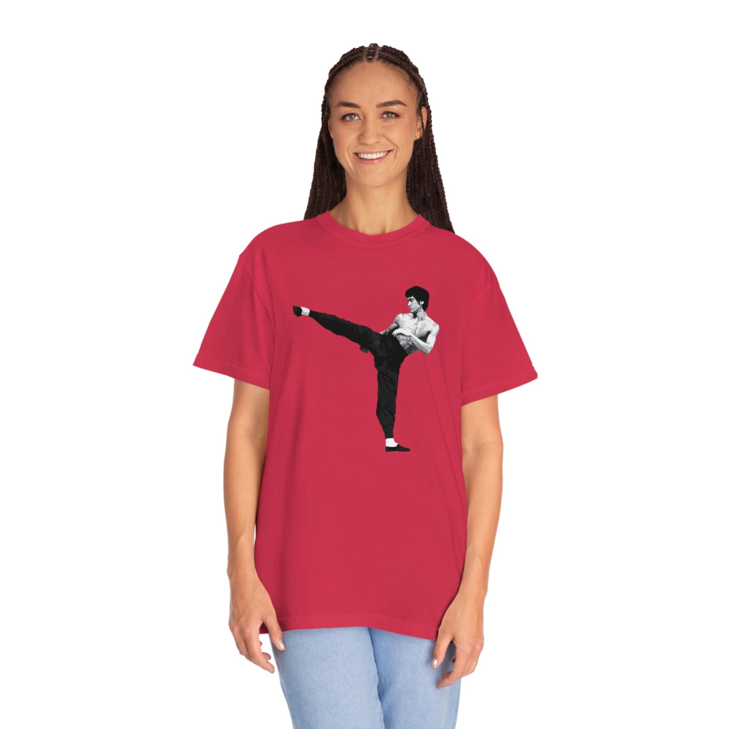 Bruce Lee Kicking Tshirt