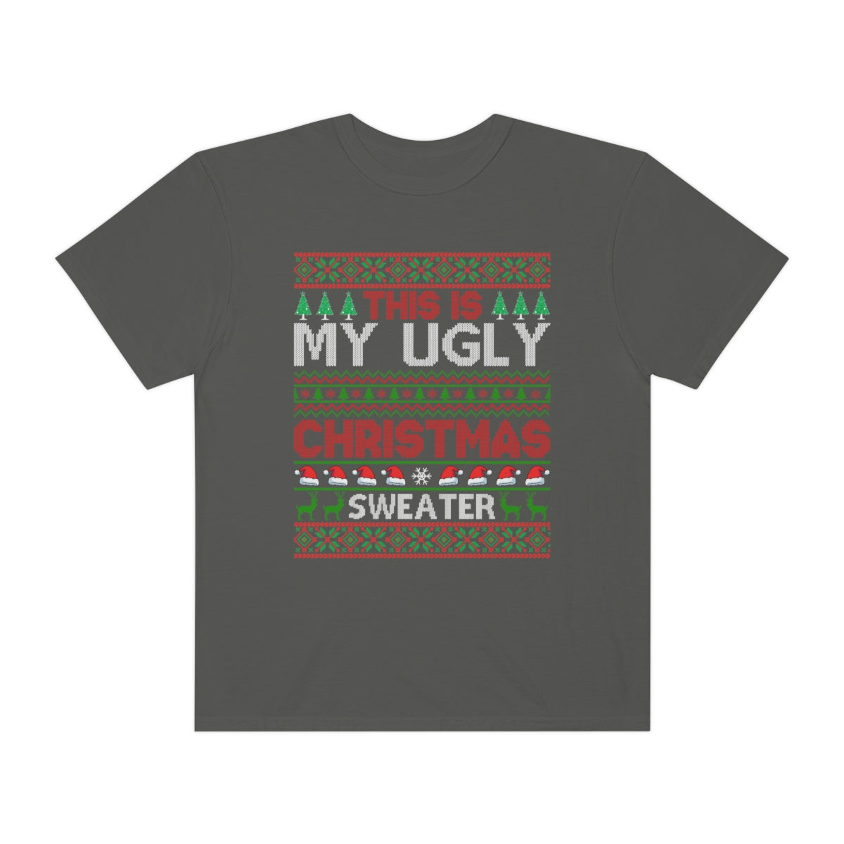 This is my Ugly Christmas Sweater Santa Tshirt