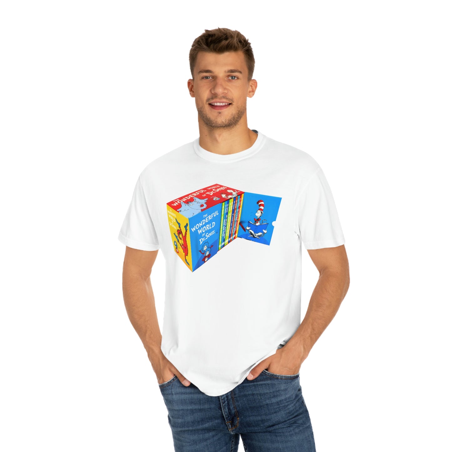 Wonderful World of Dr. Seus Books Themed Fan Art Tshirt