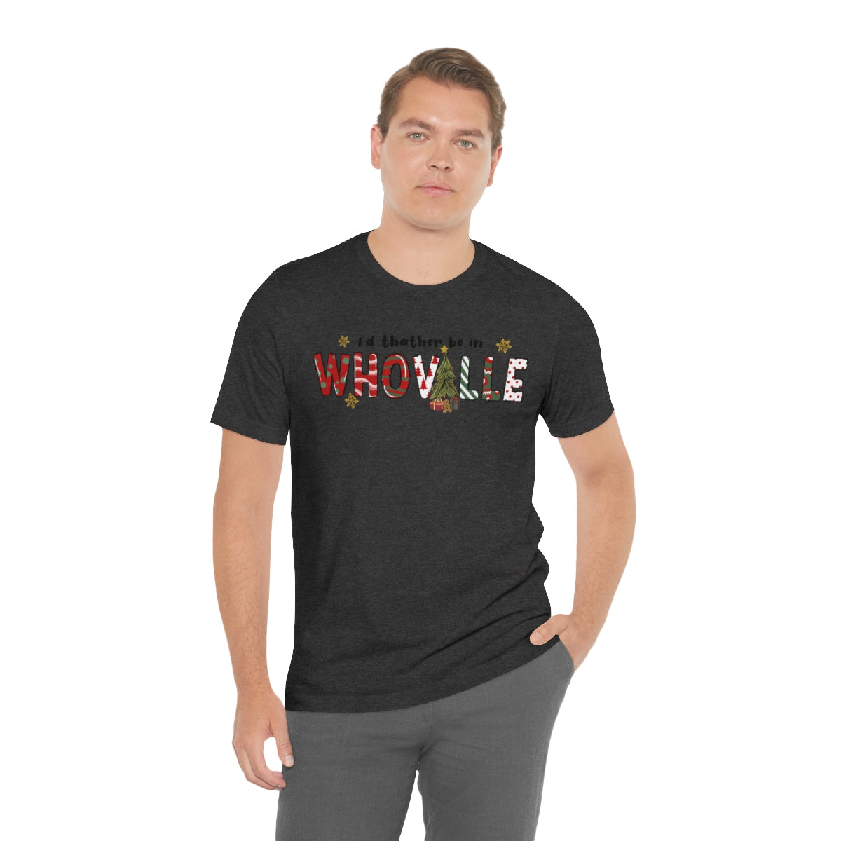 I'd Rather Be In Whoville Cute Christmas Holiday Tshirt